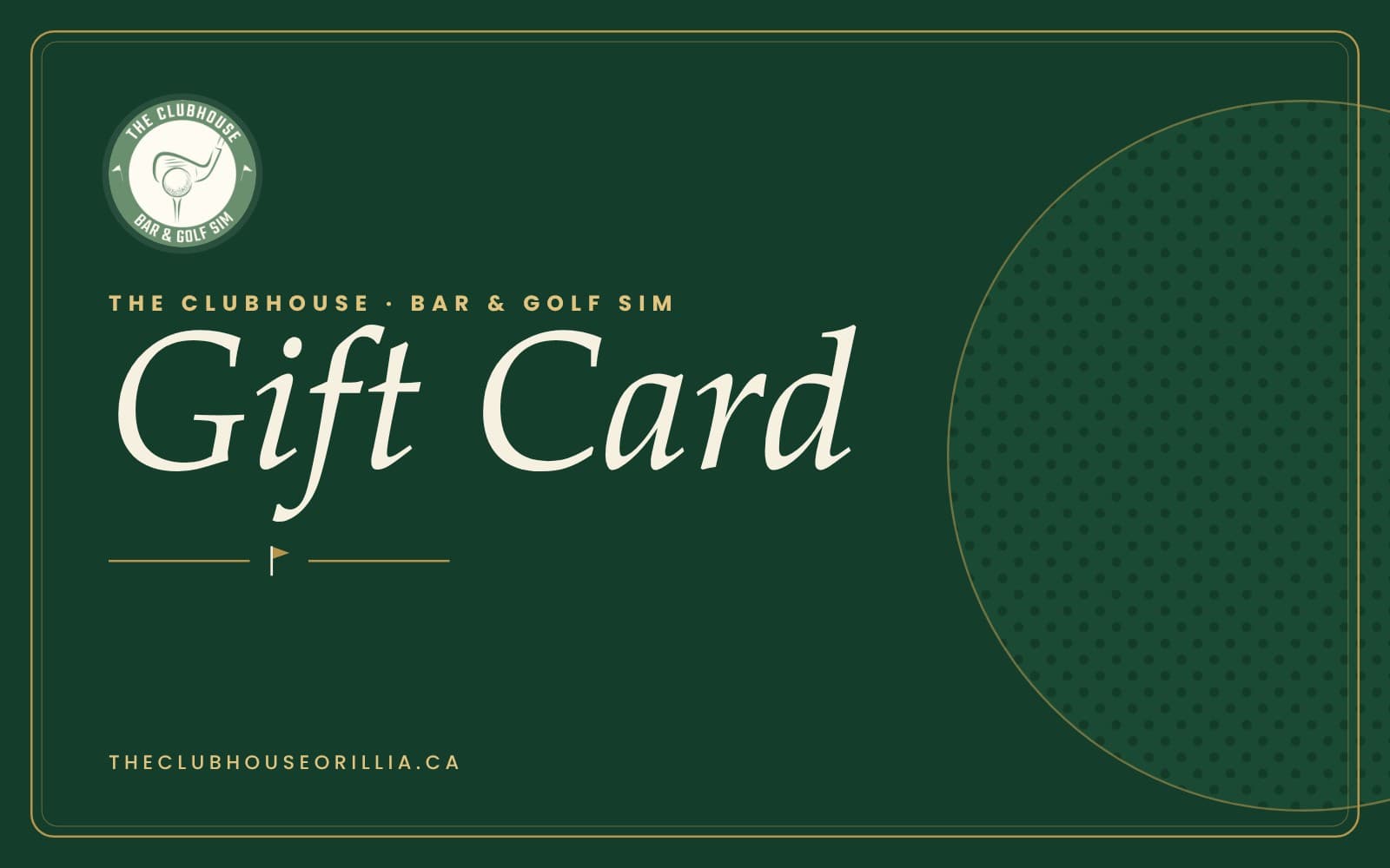 Gift Cards: The Clubhouse gift card